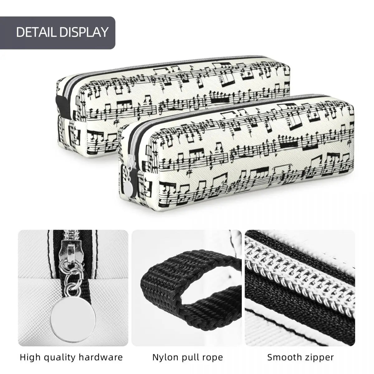 Music Sheet Ivory Pencil Case
