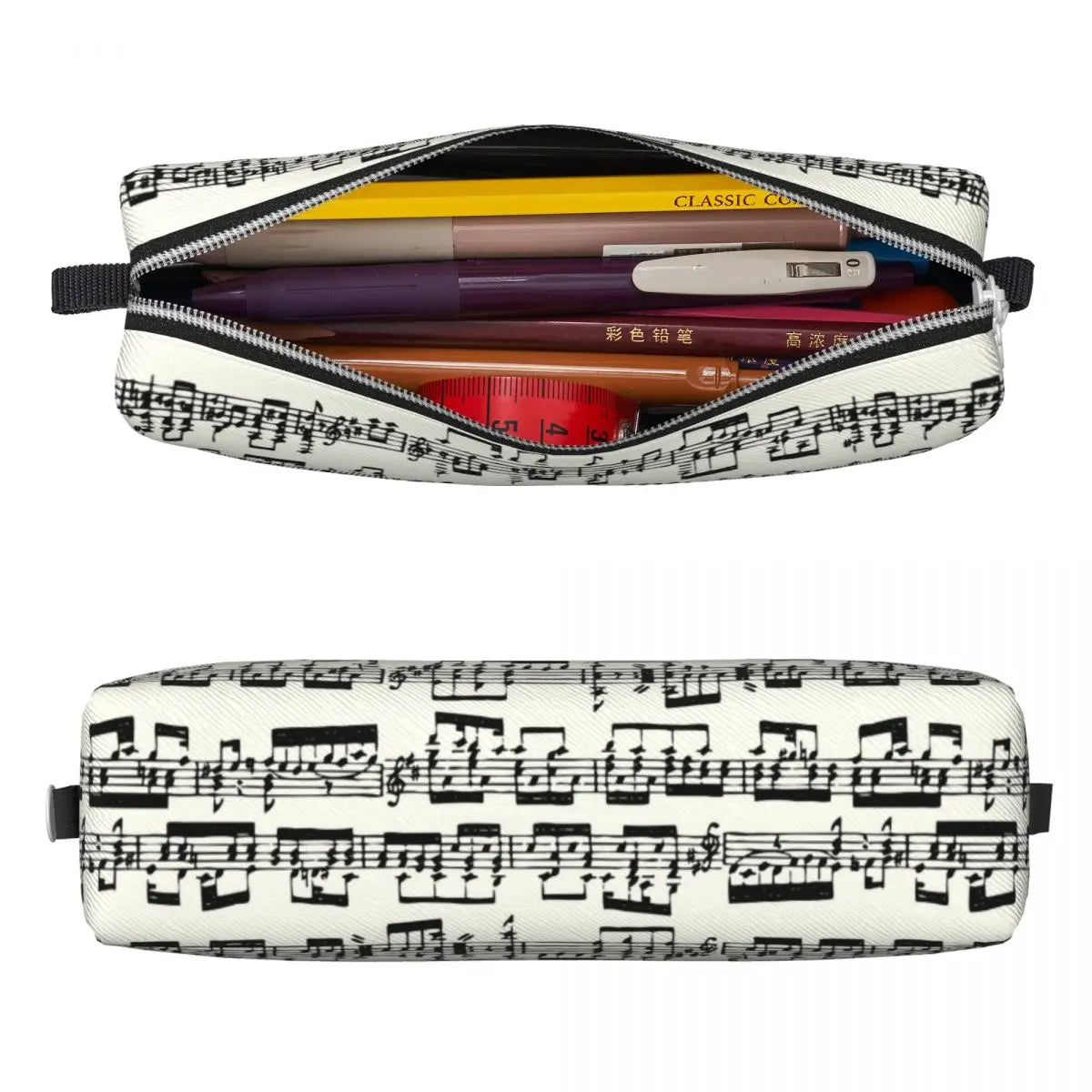 Music Sheet Ivory Pencil Case