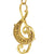 Treble Clef With Piano Keys Pendant Necklace