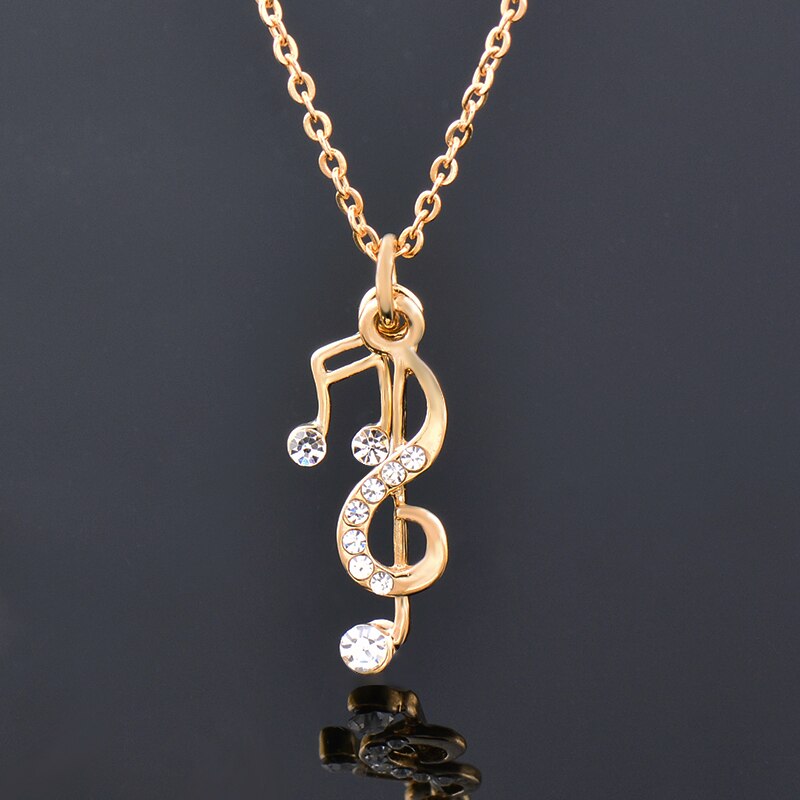 Premium Music Notes Pendant Necklace