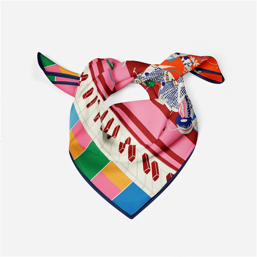 Elegant Music Square Scarf