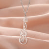 Violin/Guitar & Music Notes Necklace