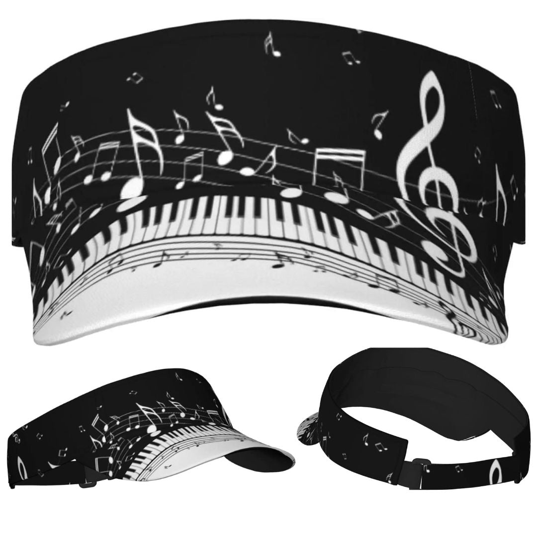 Music & Piano Printed Sun Visor