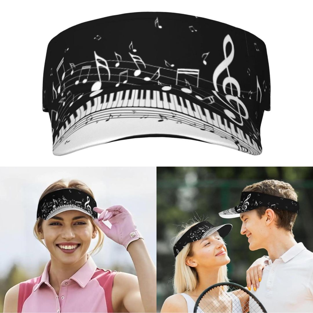 Music & Piano Printed Sun Visor