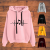 Music Note Long Sleeve Hoodie