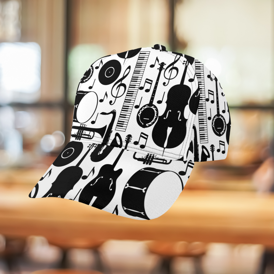 Piano Key Musical Note Hat