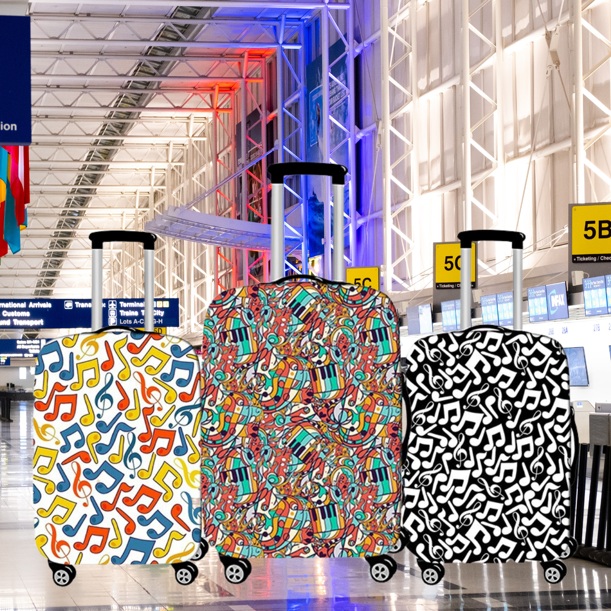 Musical Instruments Luggage Cover