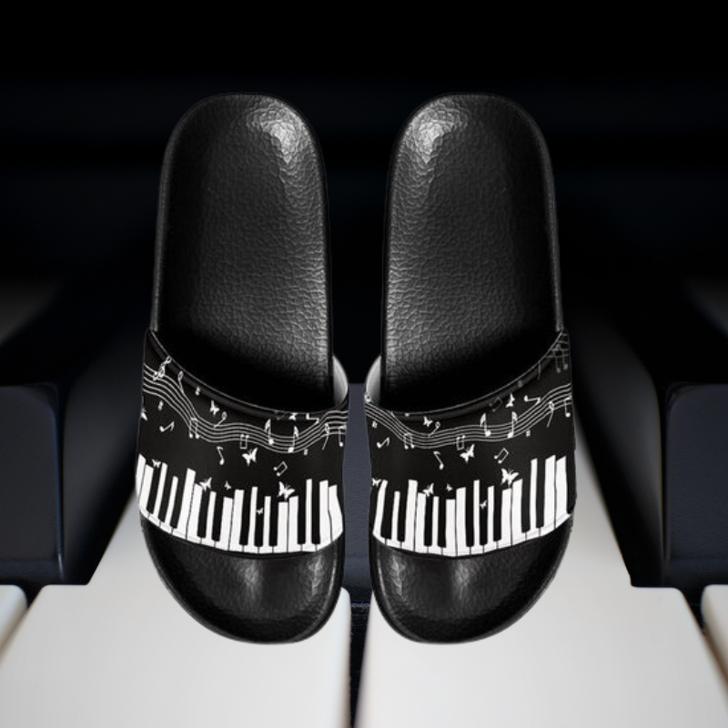 Piano Music Note Sandals