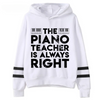 Vintage Piano Music Hoodie