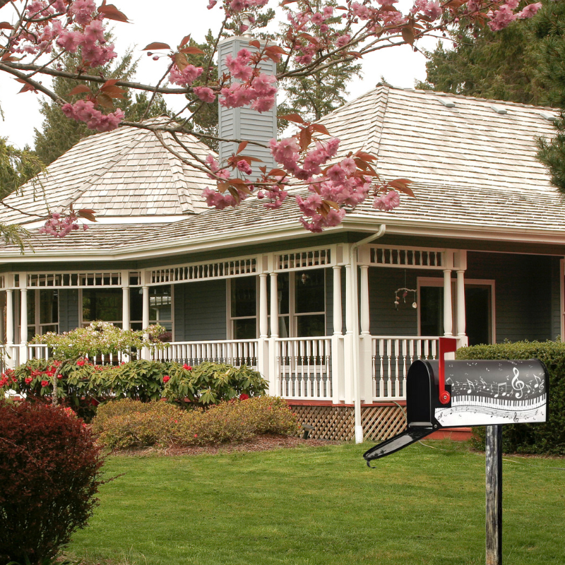 Musical Note Mailbox