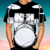 Drum Music 3D Print T-shirt