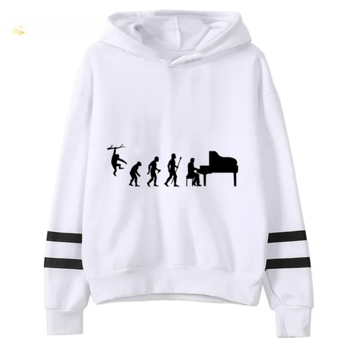 Vintage Piano Music Hoodie