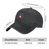 Rock Guitar Washed Baseball Cap