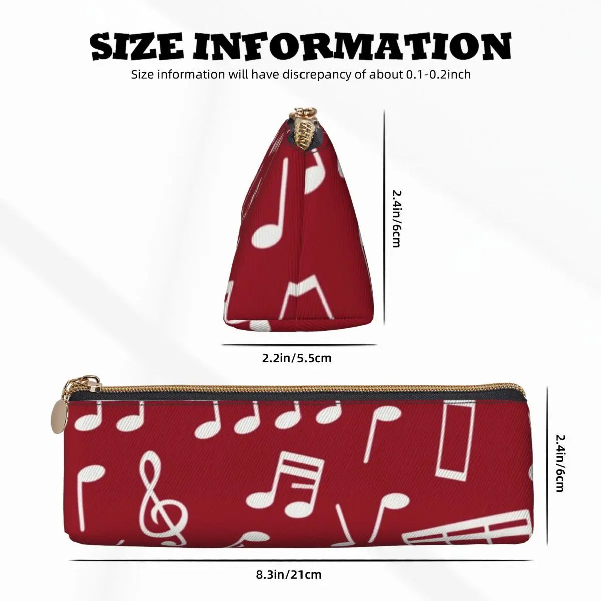 Music Theme Triangle Pencil Bag Collection