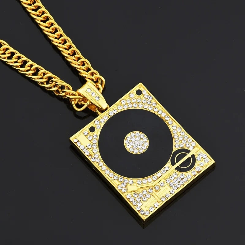 DJ Phonograph Big Necklace - Artistic Pod