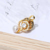 Shining Pearl-like Music Brooch Pin