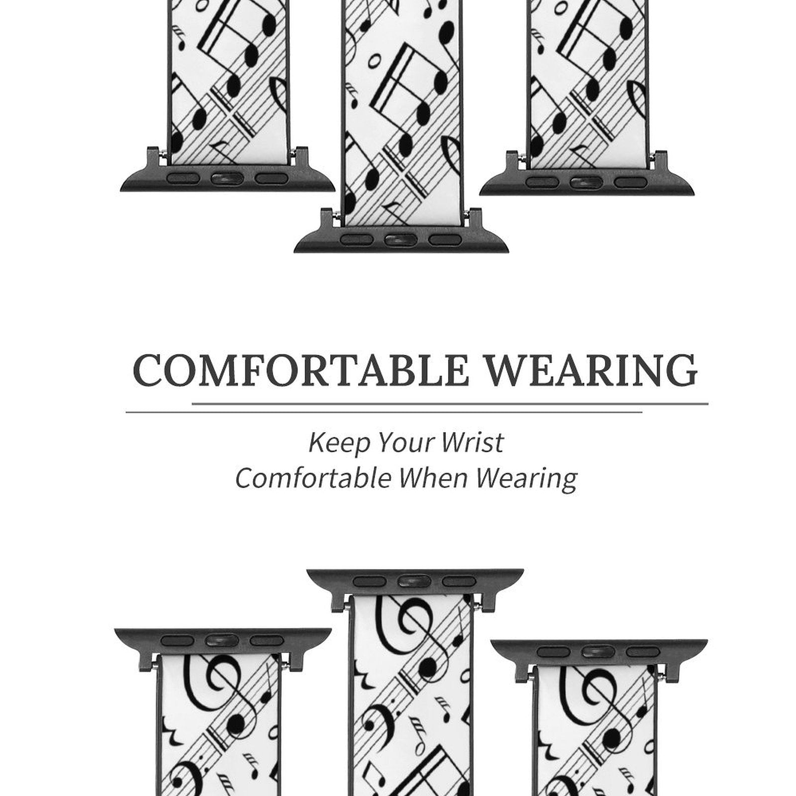 Music Lovers Leather Apple Watch Band