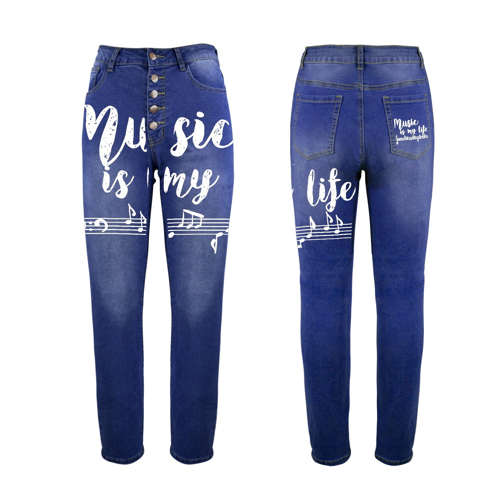 Music Is My Life Women's Jeans