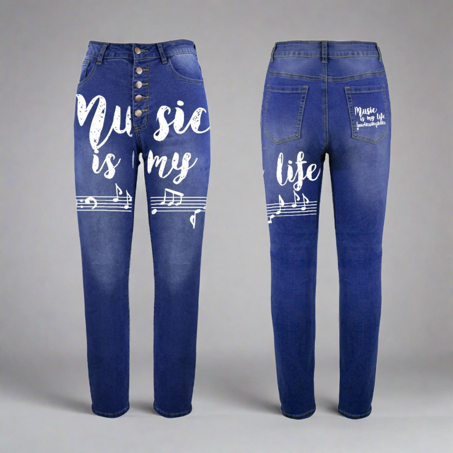 Music Is My Life Women's Jeans