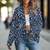 Music Blue Women's Drop Shoulder Cardigan