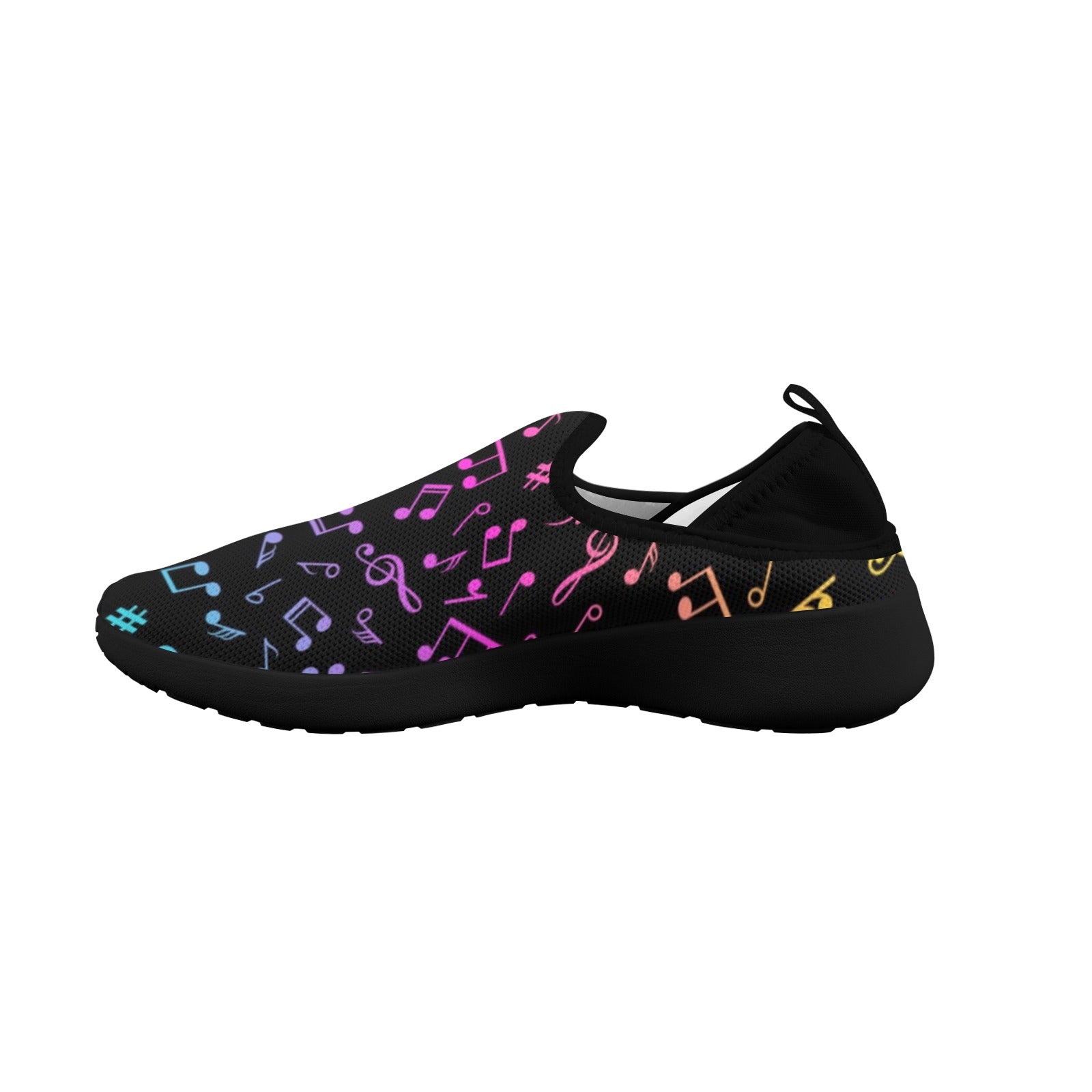 Rainbow Music Fly Weave Women's Sneakers (Drop-in-Heel)
