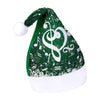 Music Heart Christmas Sequin Santa Hat