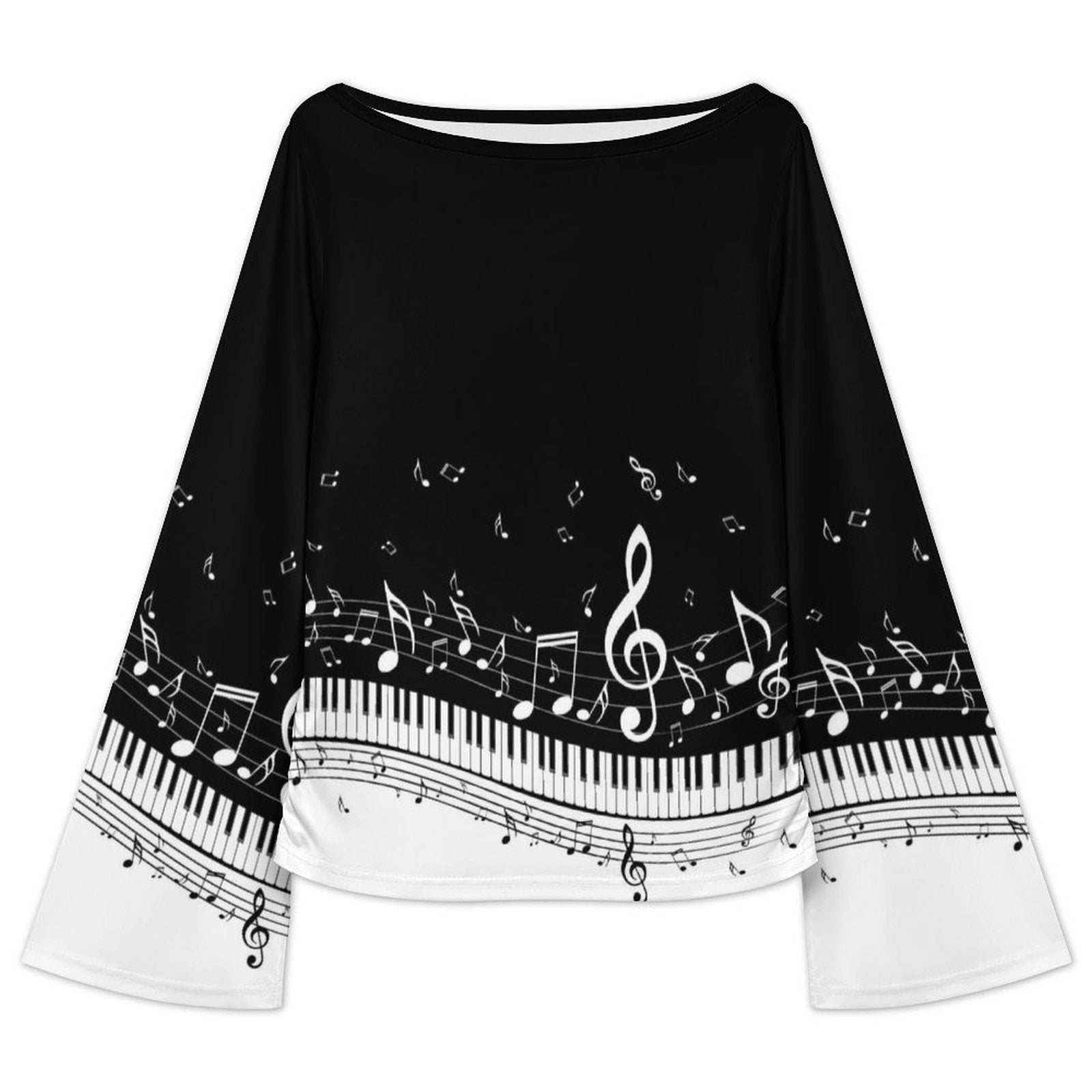 Classic Piano Women’s Flare Sleeve Top