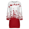 Santa Christmas Sweater Dress