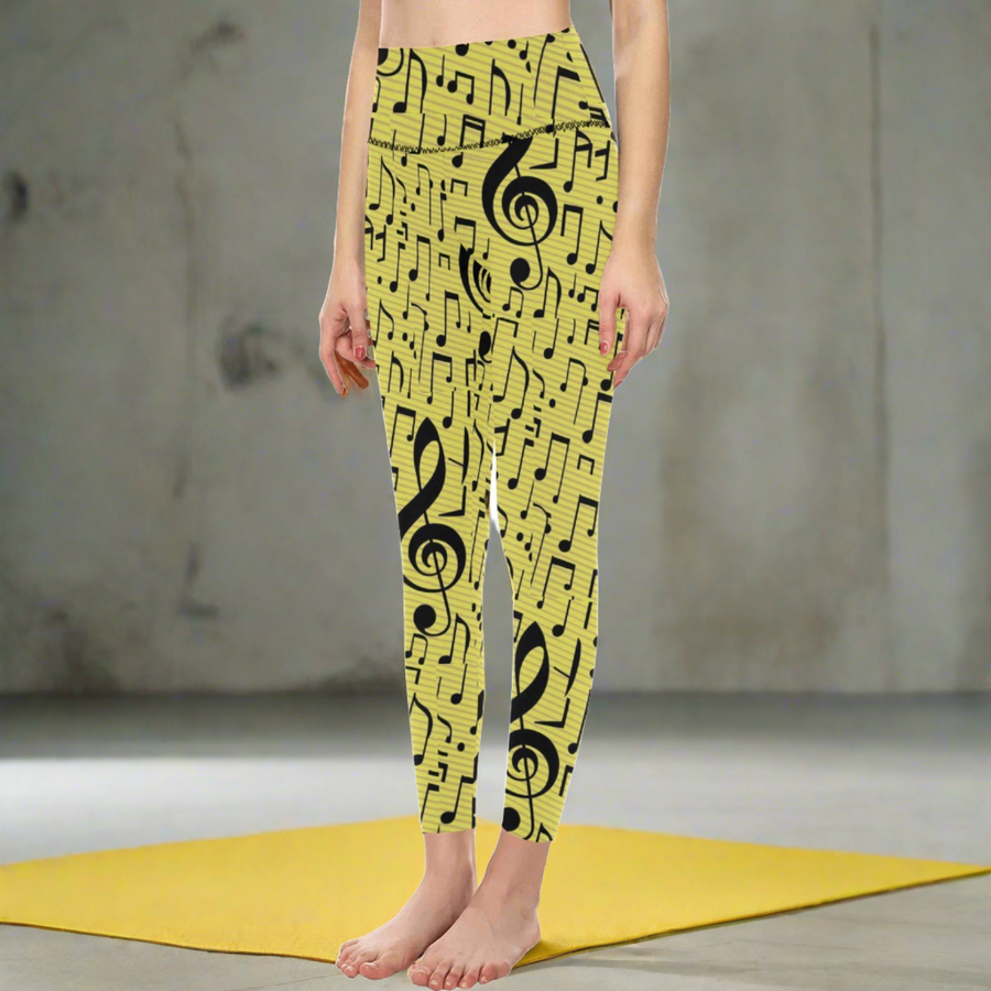 Music Bee Women's High-Waisted Leggings