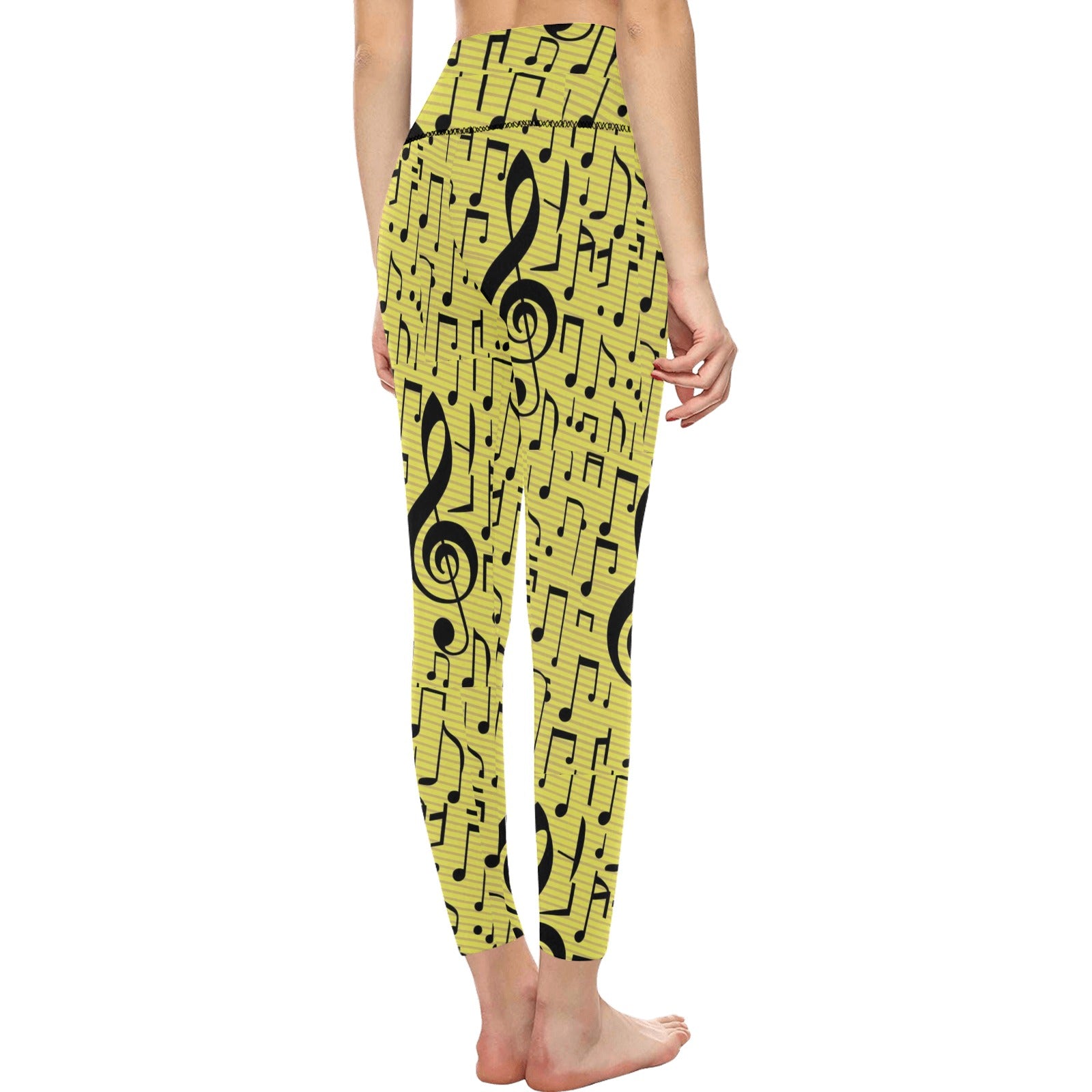 Music Bee Women's High-Waisted Leggings