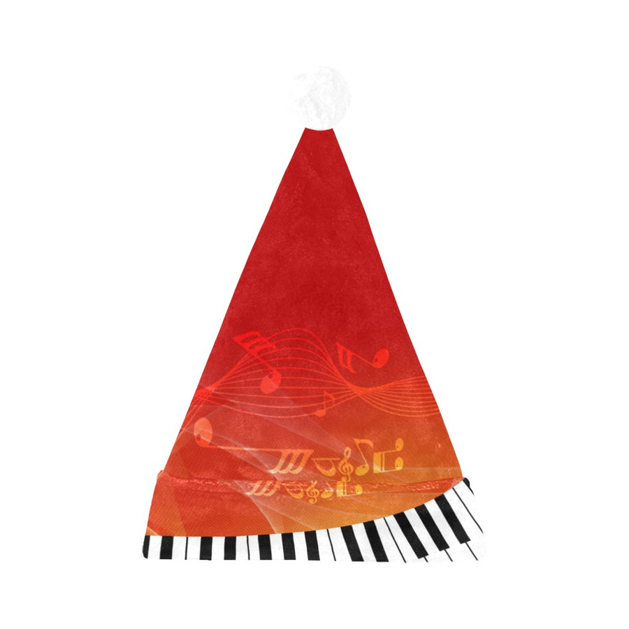 Piano Orange Christmas Santa Hat