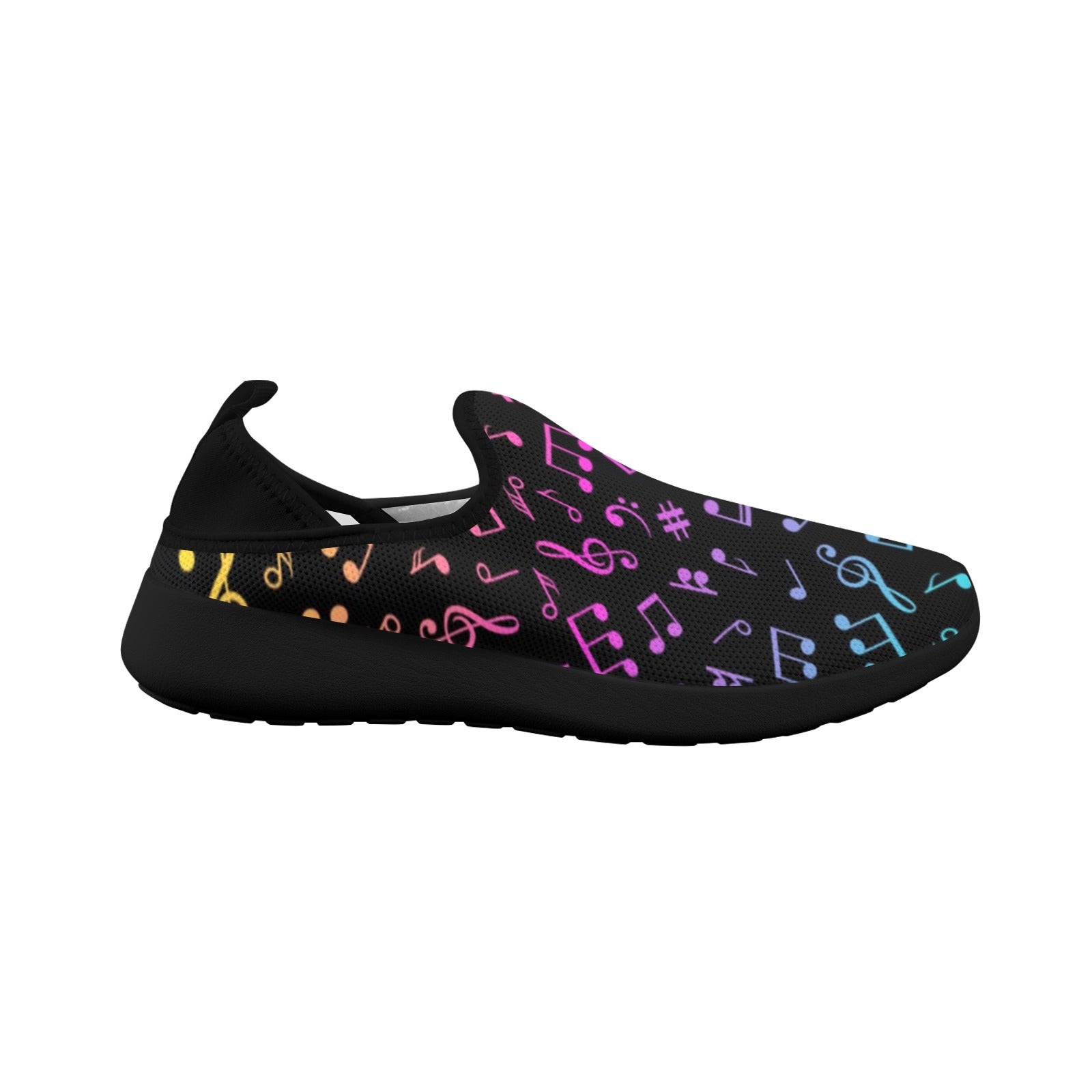 Rainbow Music Fly Weave Women's Sneakers (Drop-in-Heel)