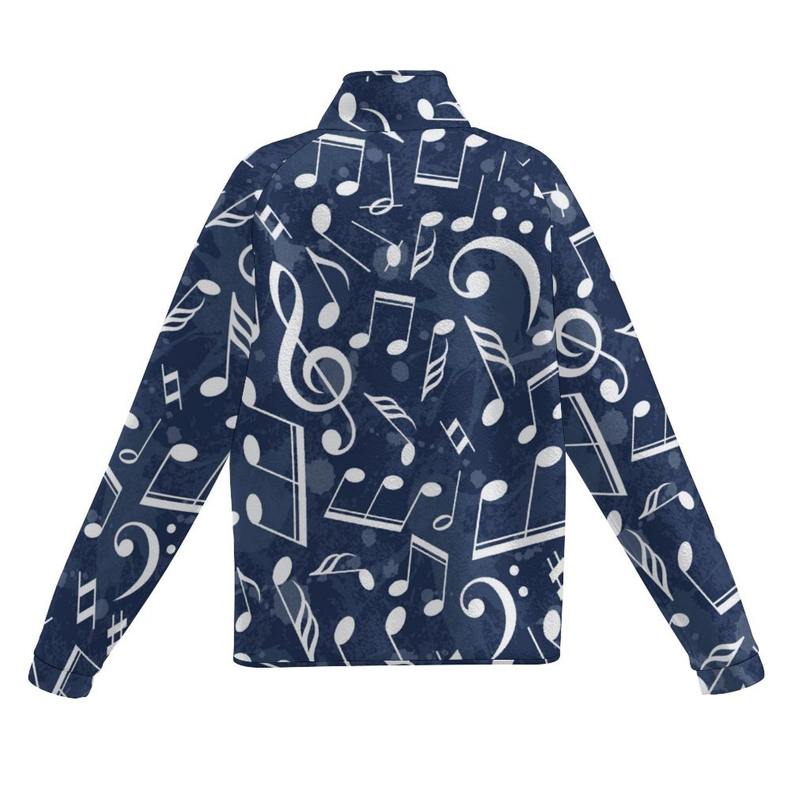 Music Ocean Women's Stand Collar Fleece Jacket