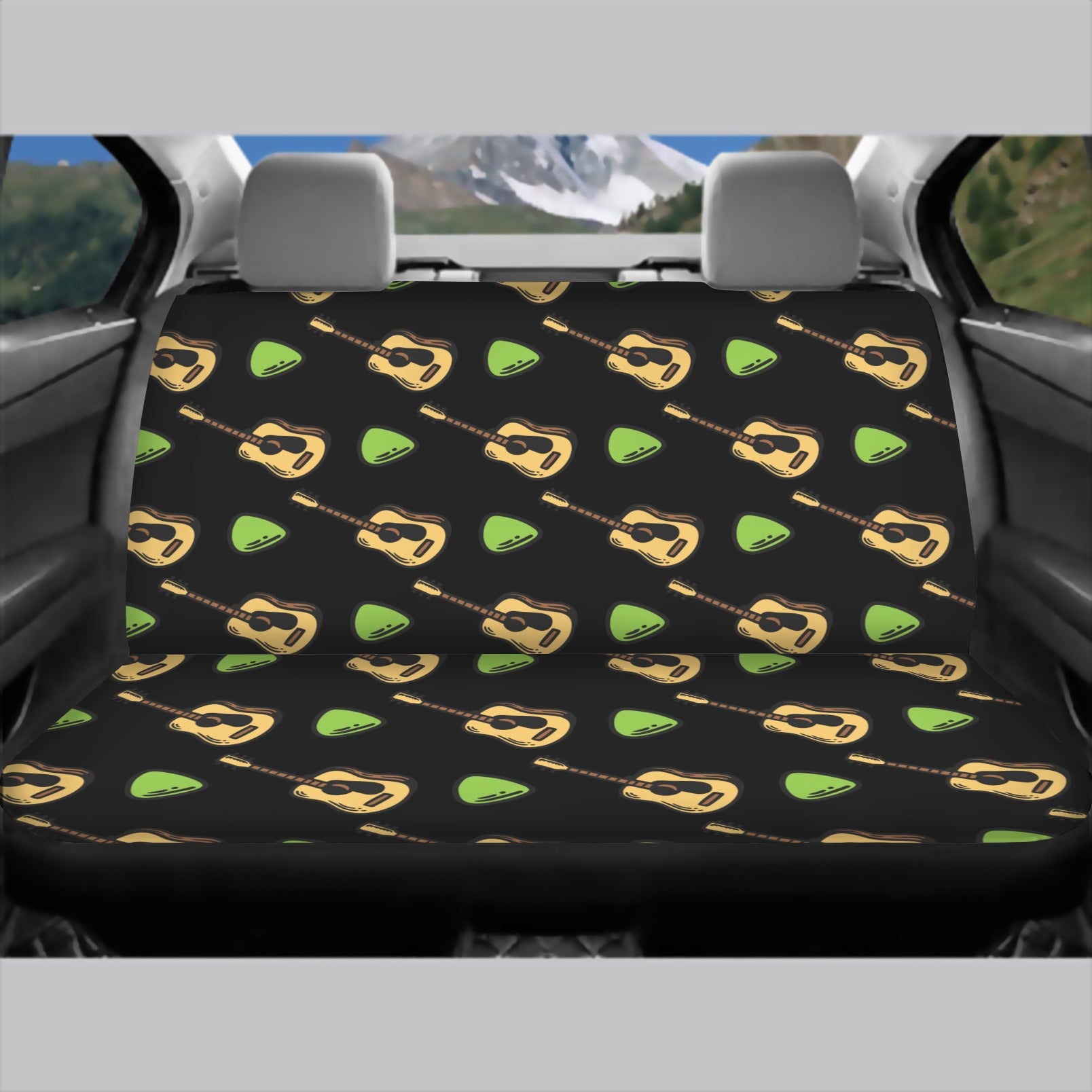 Guitar Holiday Car Seat Cover (Full Set)
