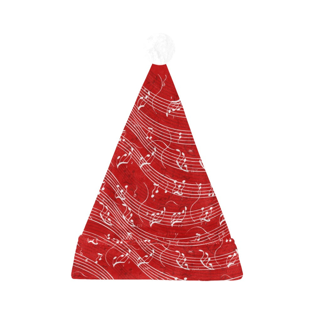 Spiral Music Scores Christmas Santa Hat