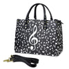 Music Notes Black Women's Handbag