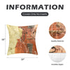 Artistic Violin Peach Skin Pillowcase Set 18"x18"