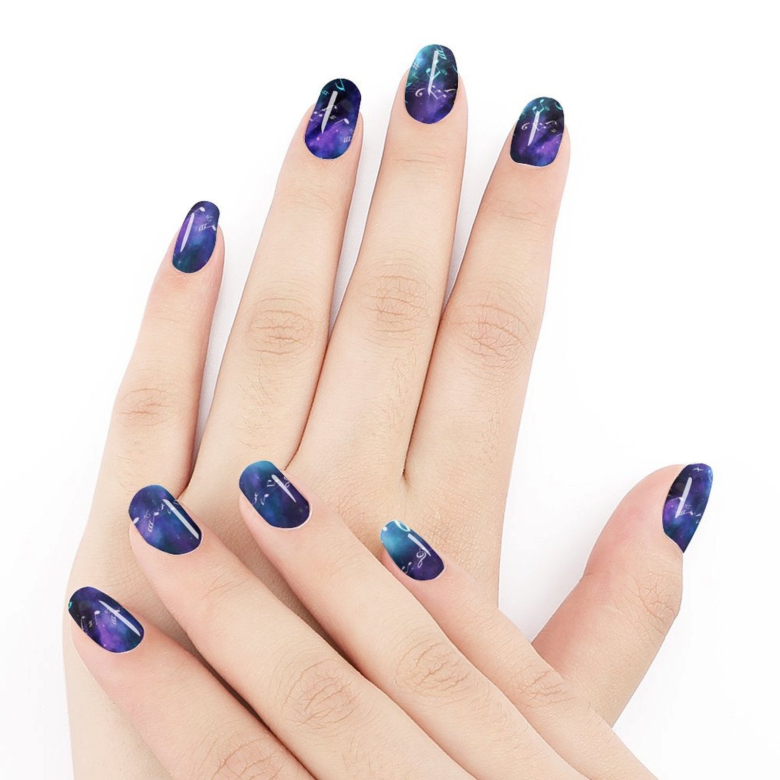 Music Galaxy Nail Stickers