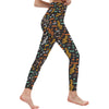 Colorful Music Notes Women's High-Waisted Leggings