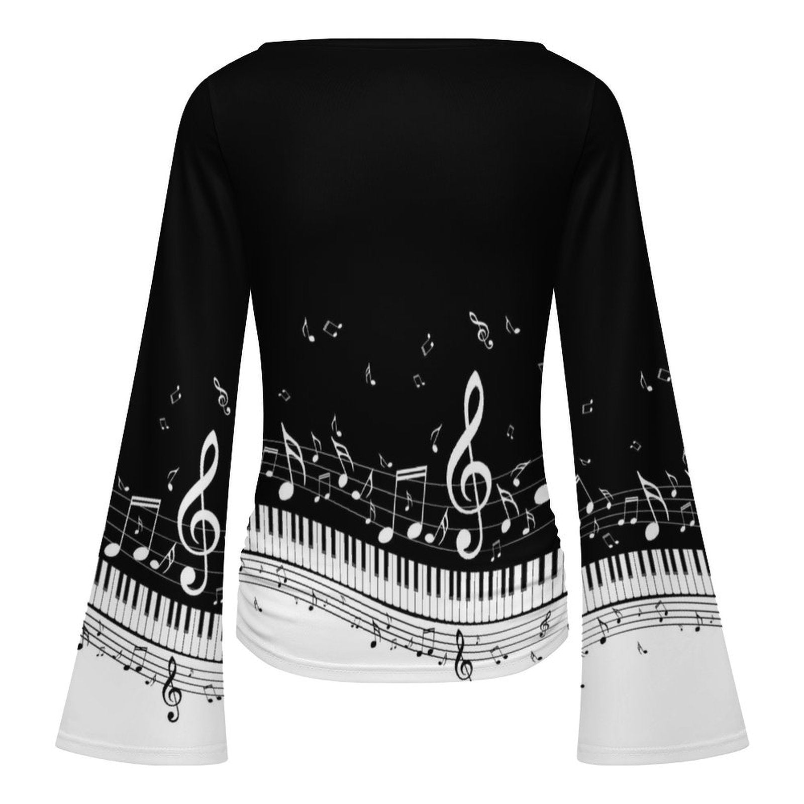 Classic Piano Women’s Flare Sleeve Top