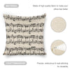 Black N White Music Linen Pillowcase (Set of 4)