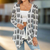 Piano Keys Women's Knitted Cardigan