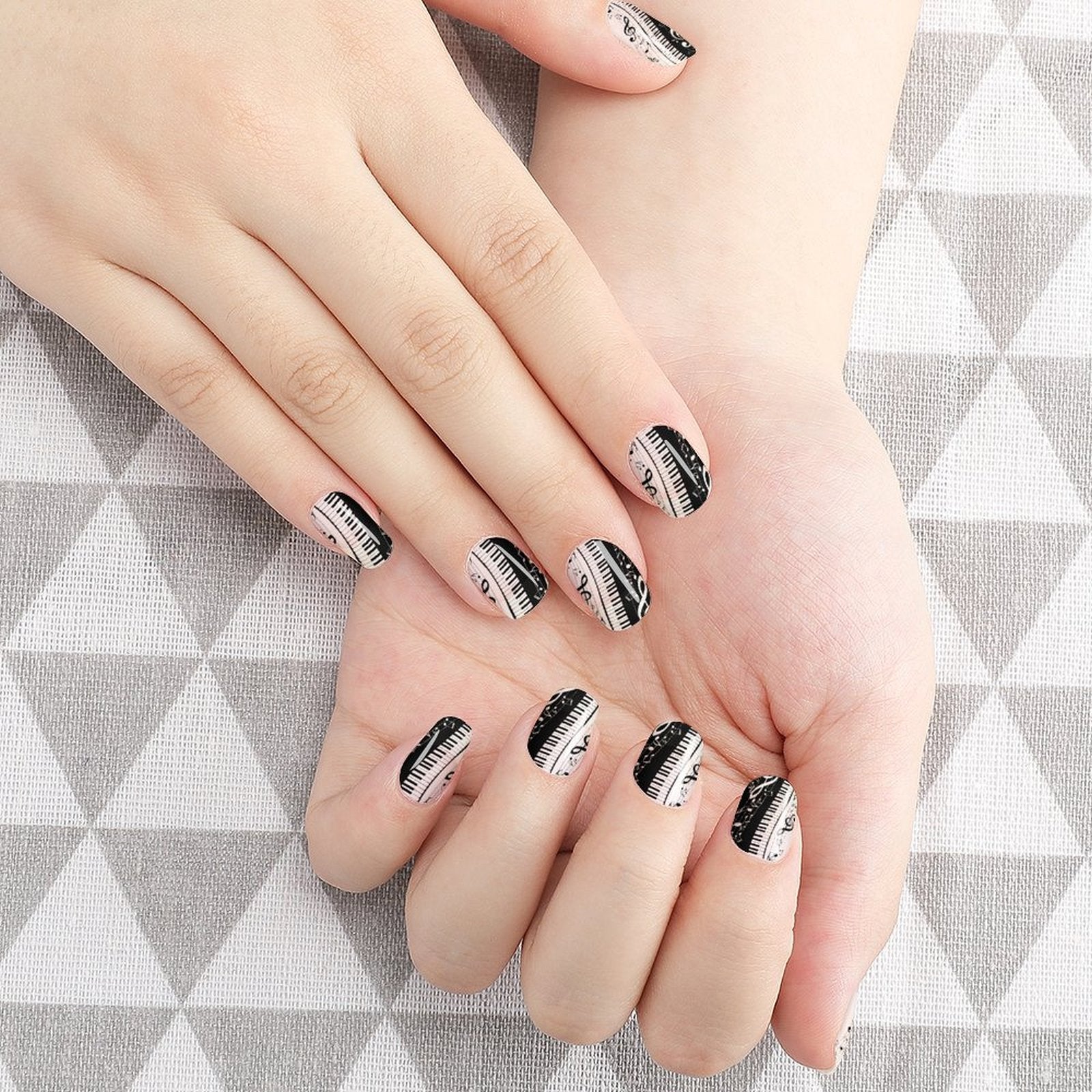 Piano Keys Nail Stickers