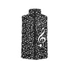 Music Treble Clef Women's Padded Vest