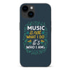 Music Quote Green iPhone Phone Case