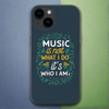 Music Quote Green iPhone Phone Case