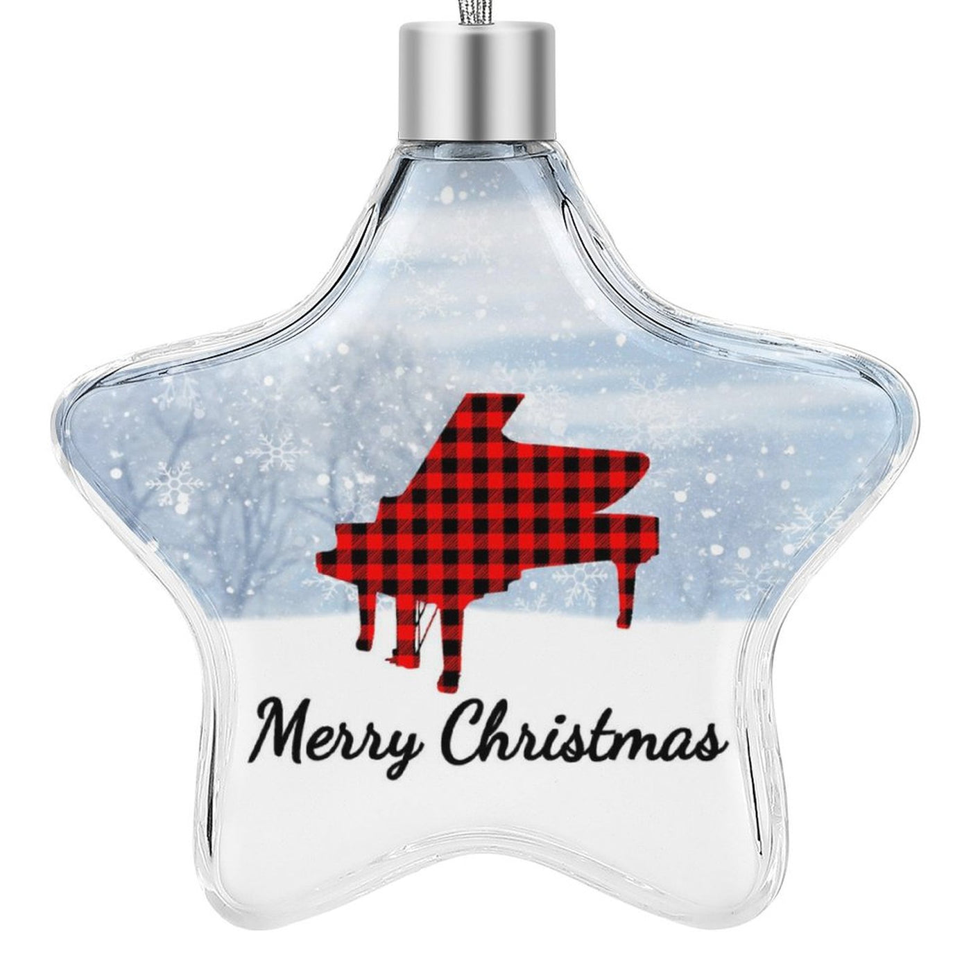 Grand Piano Christmas Hanging Star