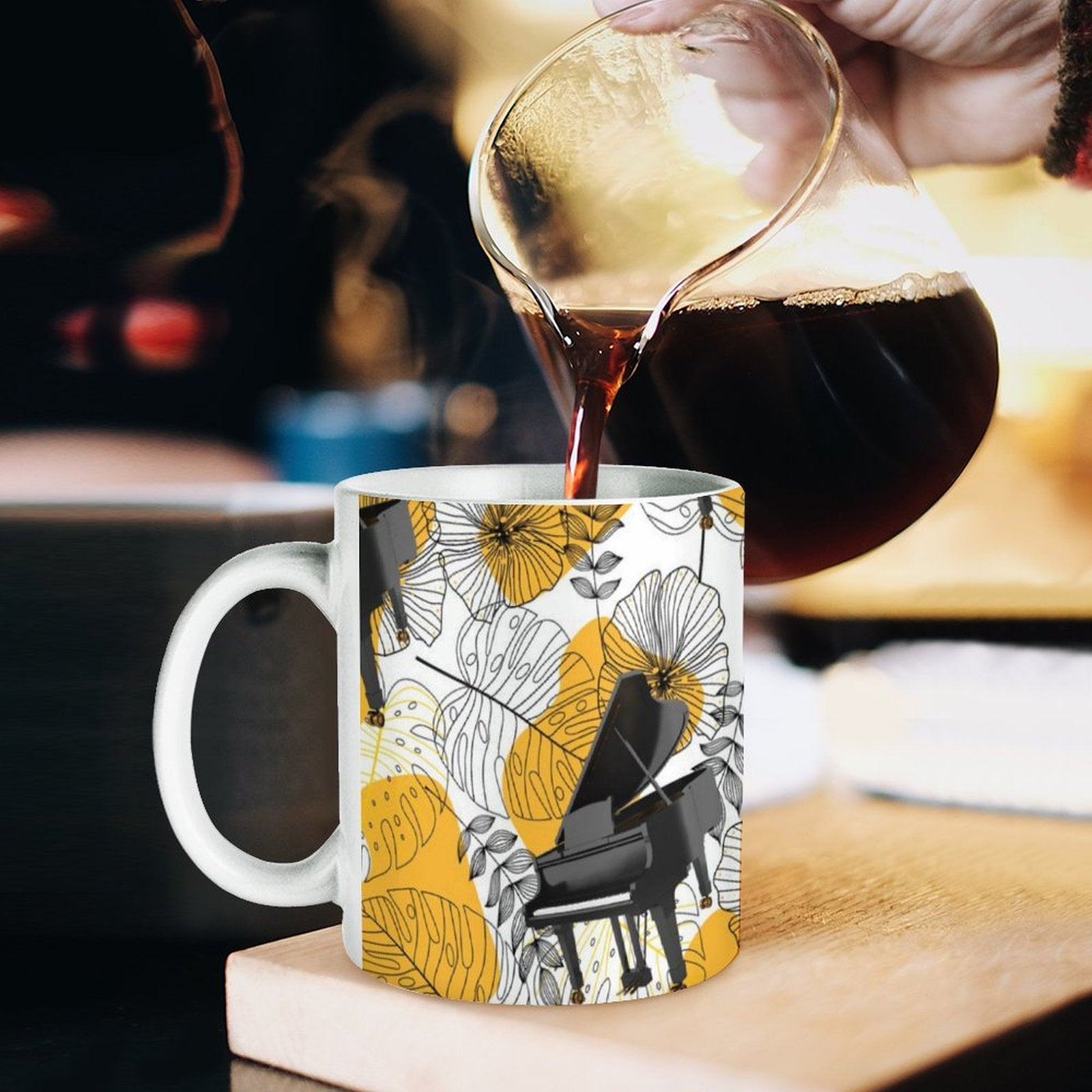 Grand Piano White Mug