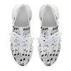 Music Scores White Men's Mesh Sneakers