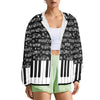 Love Music & Piano Women's Windbreaker